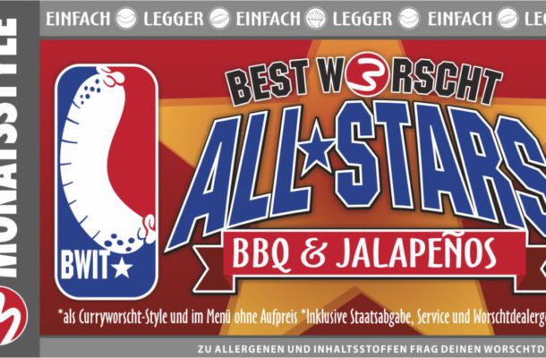 Best Worscht All Stars – BBQ & Jalapeños